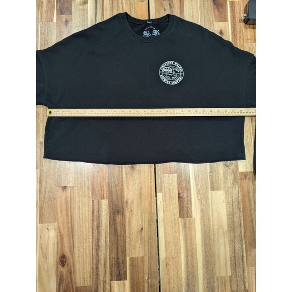 Firestone Walker Brewing Co. Black Cropped Sweatshirt XXL Cotton Blend - Picture 5 of 6